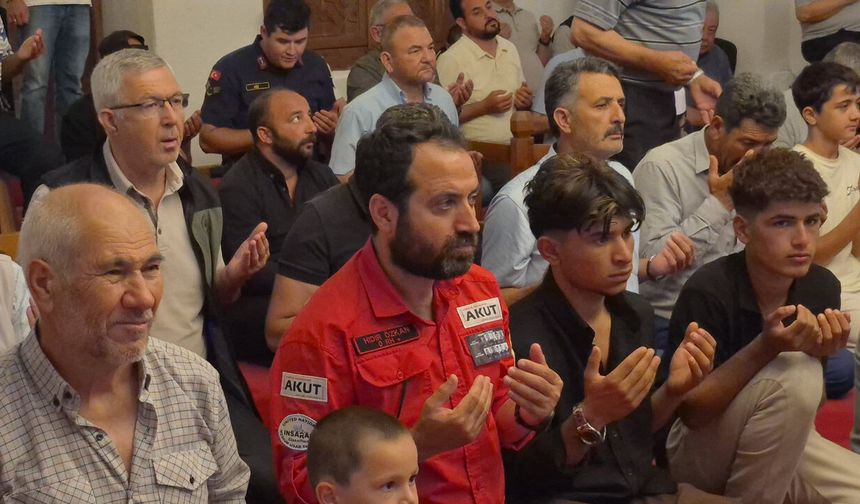 Orman şehitlerimizi dualarla andık