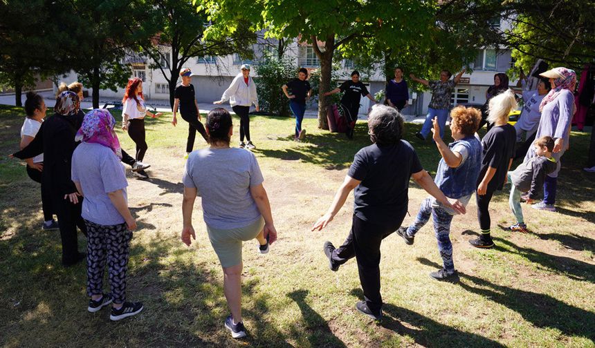 Tepebaşı’nda güne sporla sağlıklı başlangıç