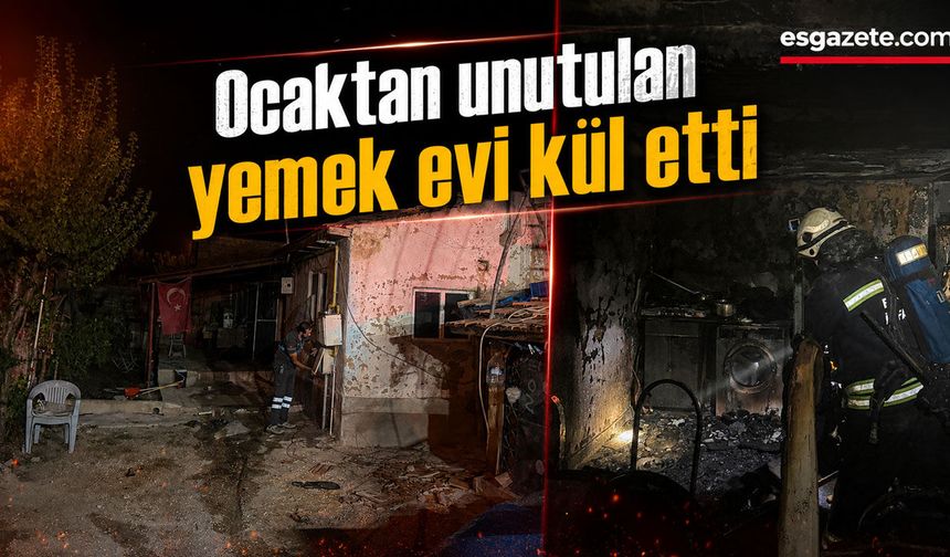 78 Yaşındaki Adamın Evi Yangında Kullanılamaz Hale Geldi