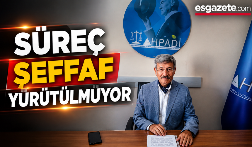 AHPADİ Başkanı Ektaş’tan milletvekillerine “çerçeve yasa” çağrısı