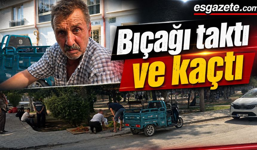 Eskişehir'de bir parkta döner bıçaklı saldırı