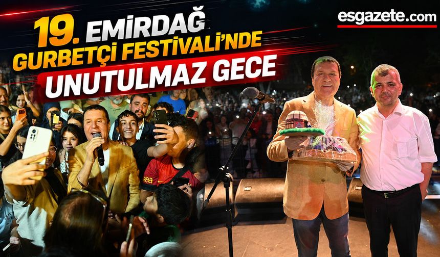 Emirdağ Gurbetçi Festivali'nde Mithat Körler Rüzgârı