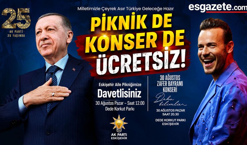 Eskişehir AK Parti'den Aile Pikniği ve Deha Bilimlier Konseri