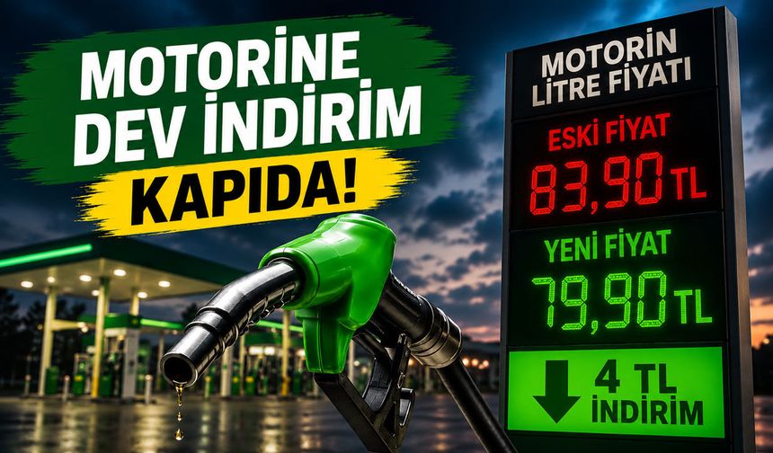 Eskişehir dikkat: Motorine Dev İndirim Kapıda