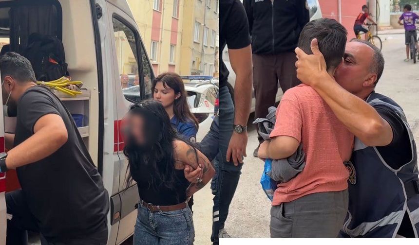 Eskişehir’de Apartmanda Çekiçli Olay: Korkan 6 Yaşındaki Çocuğu Polis Sakinleştirdi