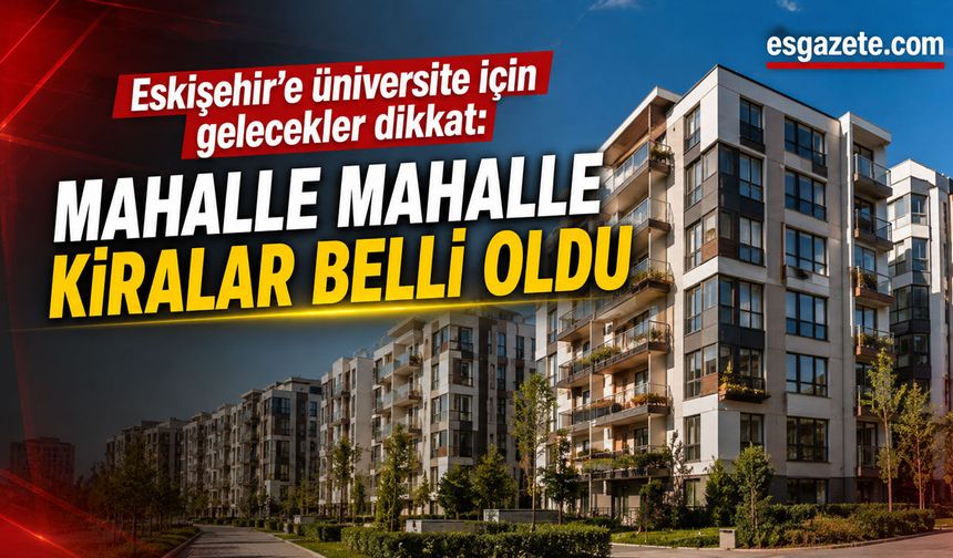 Eskişehir’de kiralık ev fiyatları 2026