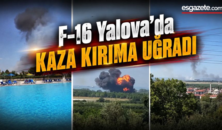 Eskişehir'den havalanan uşak Yalova'da düştü