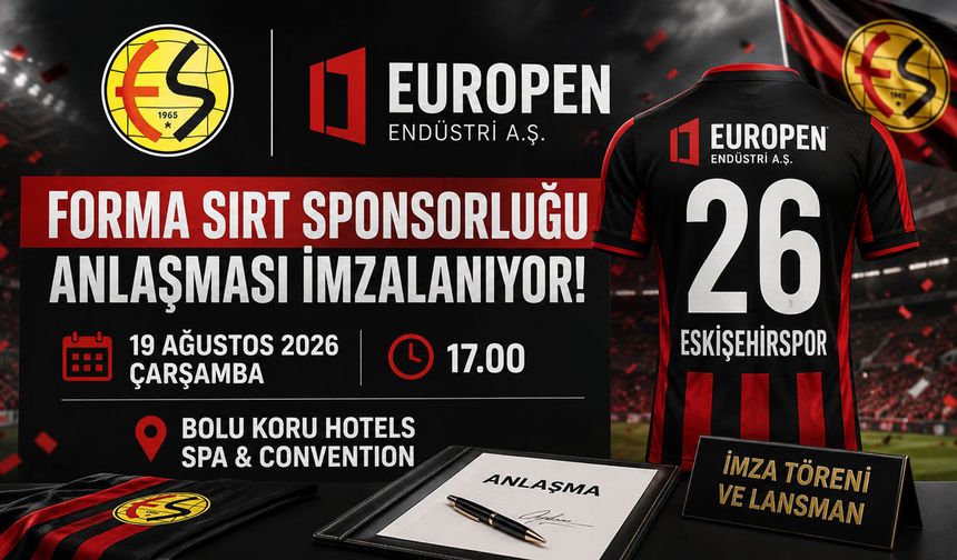 Eskişehirspor'a sponsor müjdesi