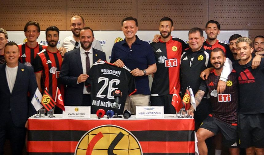 Europen, Eskişehirspor’un forma sırt sponsoru oldu