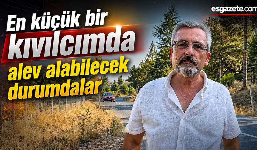 Kızılinler Muhtarından Yangın Uyarısı