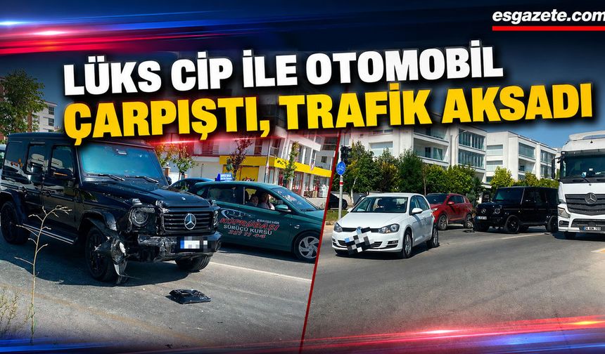 Lüks Cip ile Otomobil Çarpıştı