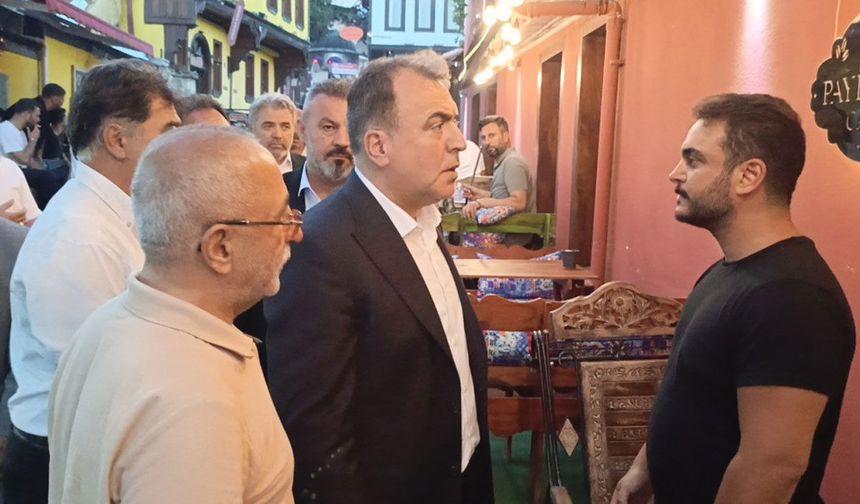 MHP Heyeti Yangının Yaşandığı İşletmeyi Ziyaret Etti