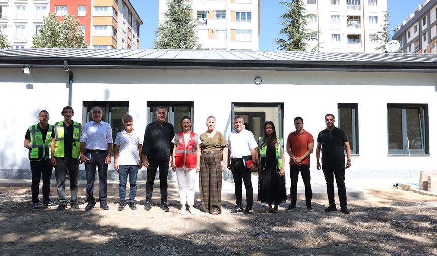 Şehit yakınları ve gazilere özel sosyal tesiste sona gelindi
