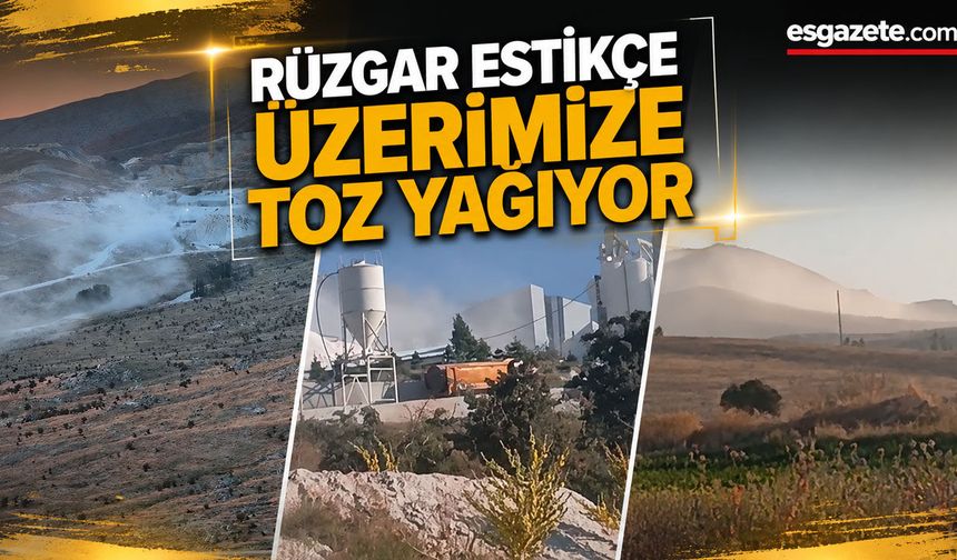 Sivrihisar’da mermer ocağı tepkisi
