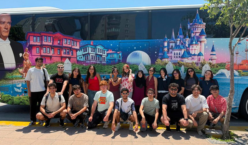 Uluslararası öğrenciler Eskişehir'in değerlerini keşfetti