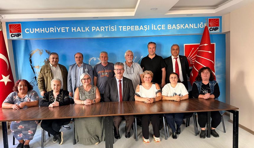 CHP Tepebaşı’nda görev dağılımı yapıldı