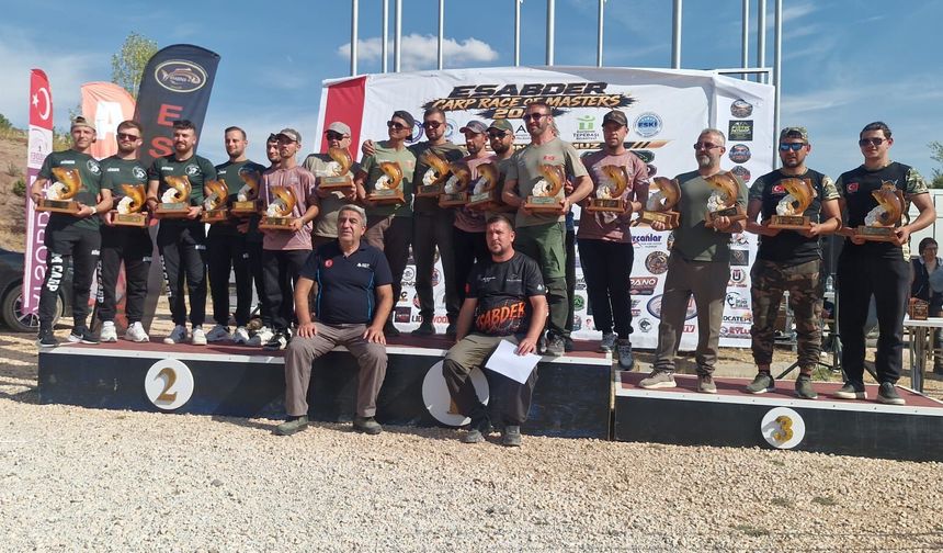 Eskişehir’de 6 Günlük Sazan Maratonu: Dereceye Girenler Belli Oldu