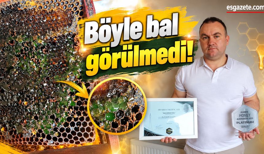 Eskişehir’de Bal Yeşile Döndü