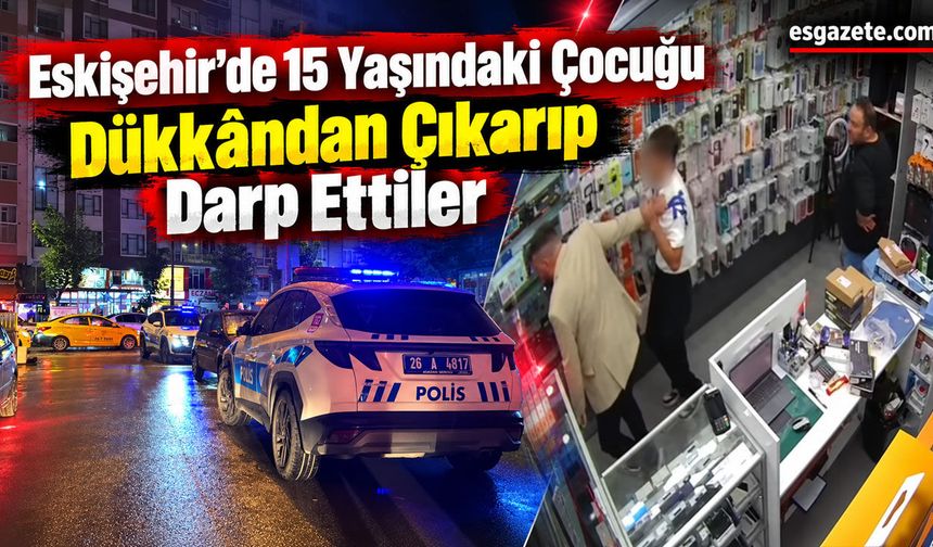 Silahlı Kavgada Çocuk Dükkâna Sığındı