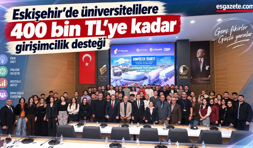Eskişehir’de üniversitelilere 400 bin TL destek