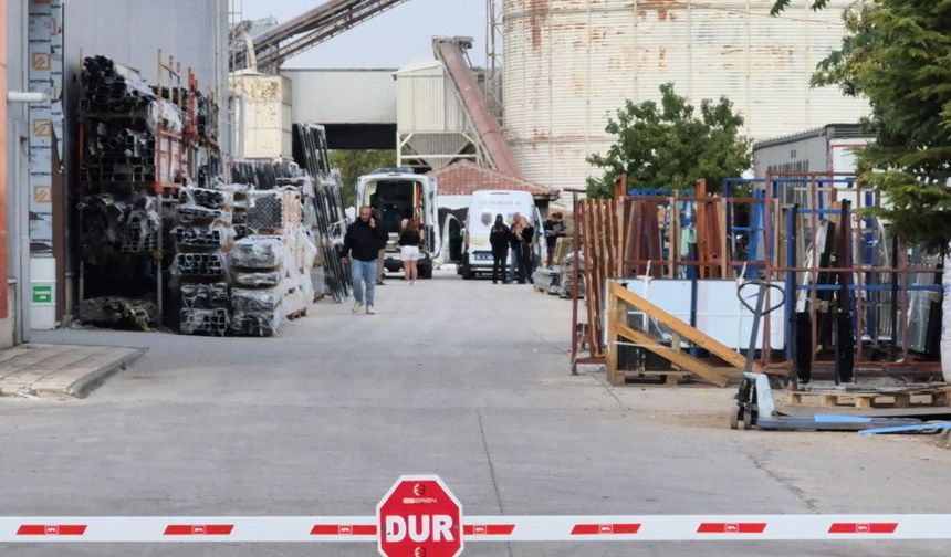 Fabrikada yüksekten düşen kişi hayatını kaybetti