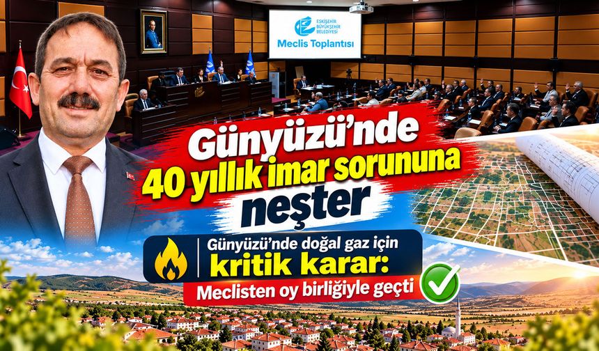 Günyüzü’nde 40 yıllık imar sorununa neşter