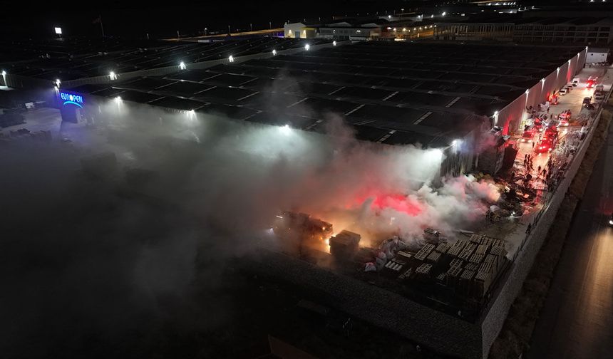 Nebi Hatipoğlu'nun fabrikasında yangın çıktı