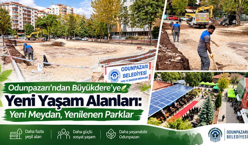 Odunpazarı’ndan Büyükdere’ye yeni yaşam alanları