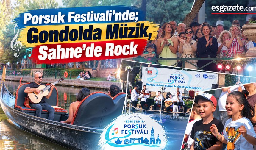 Gondolda müzik, sahnede rock