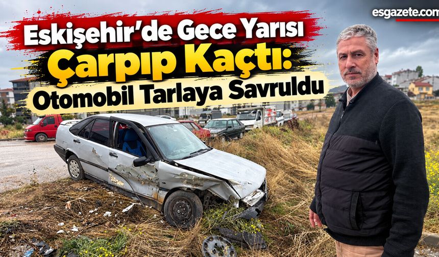 Otomobilini hurdaya çevirip kaçtılar