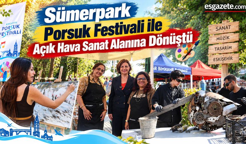 Sümerpark adeta açık hava sanat alanına dönüştü
