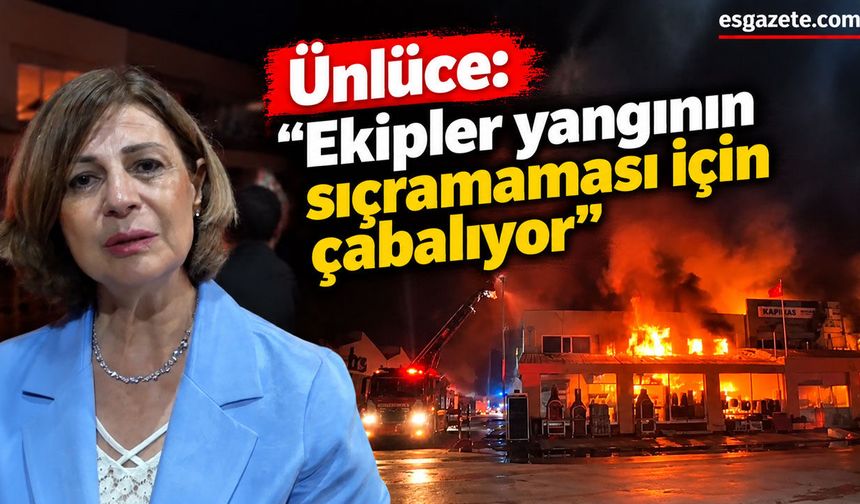 Ekipler yangının sıçramaması için çabalıyor