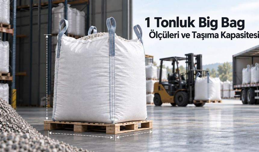 1 Tonluk Big Bag Ölçüleri ve Taşıma Kapasitesi