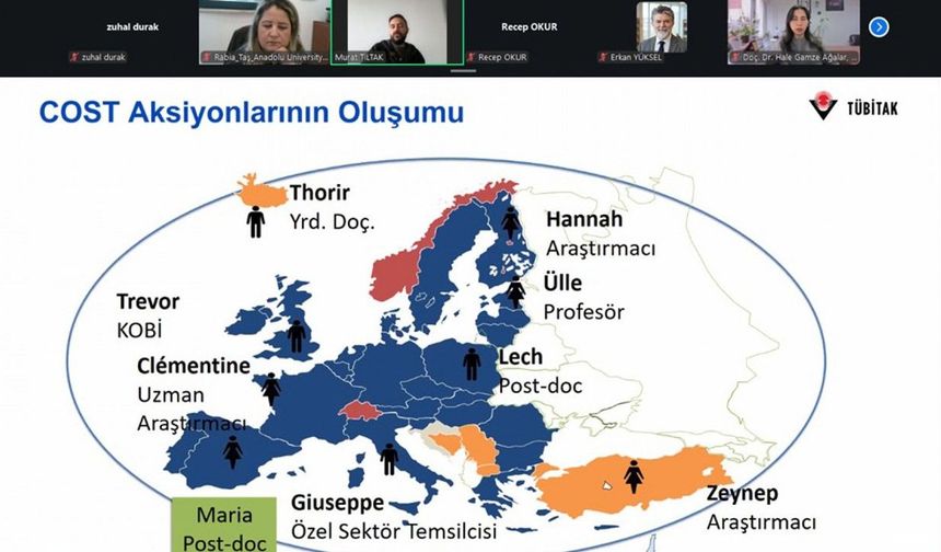 Anadolu Üniversitesi araştırmacılarına COST desteği