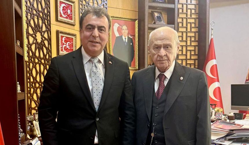Bahçeli'den MHP Eskişehir İl Başkanı Ayhan Sezer'e özel kabul