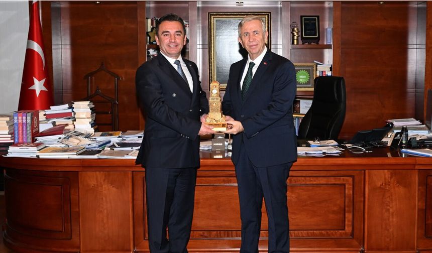 Başkan Dökmeci’den Mansur Yavaş’a Ziyaret