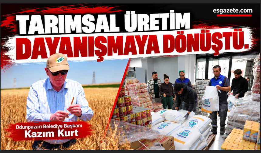 Belediye kendi üretip ihtiyaç sahiplerine dağıtıyor
