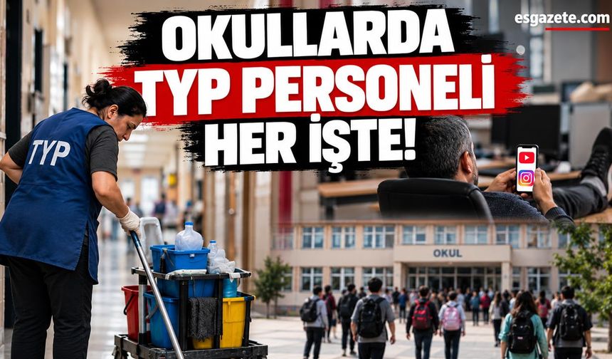 Eskişehir'de okullarda TYP personeli isyanı: Her işe koşturuluyorlar!