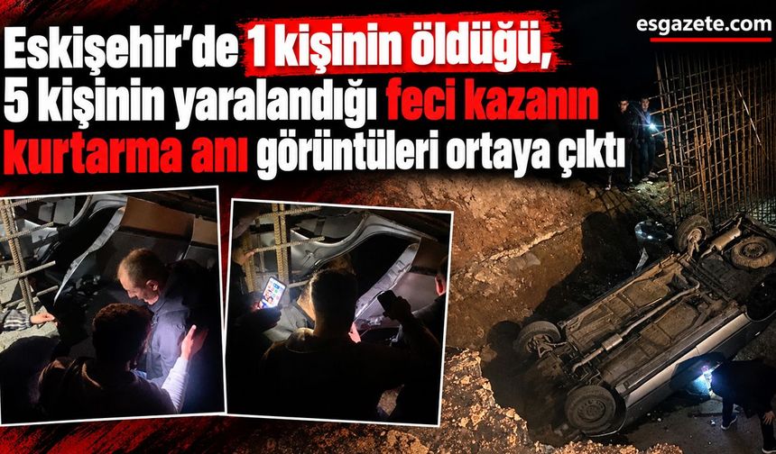 Eskişehir’de Ölüm Çukurundaki Kurtarma Anları Kamerada!
