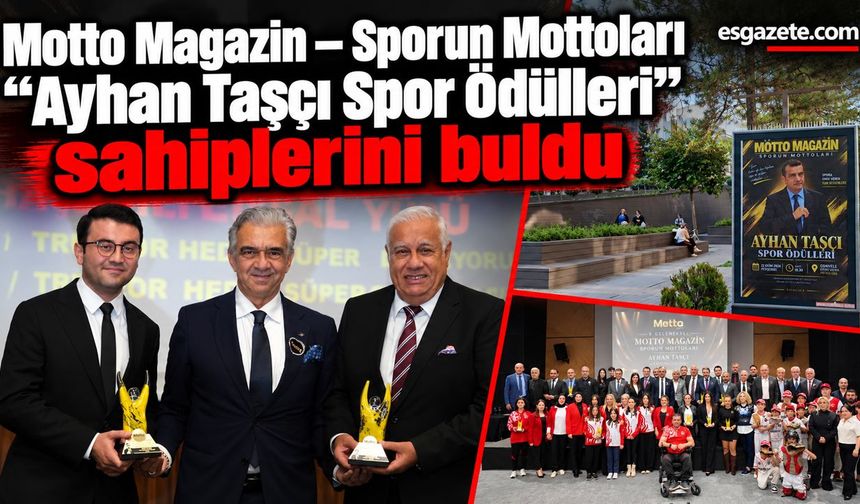 Eskişehir'de sporun en iyileri ödüllendirildi