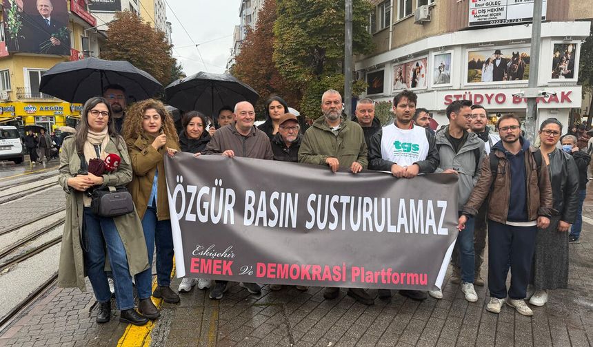 Eskişehir'den Halk TV'ye destek: “Özgür basın susturulamaz!”