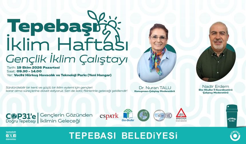 Gençler iklimin geleceği için Tepebaşı’nda buluşuyor