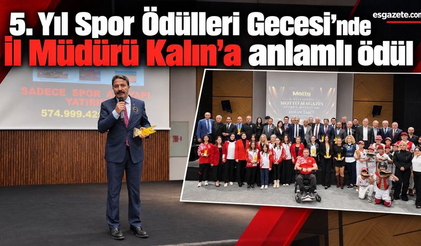 Hasan Kalın’a Anlamlı Ödül