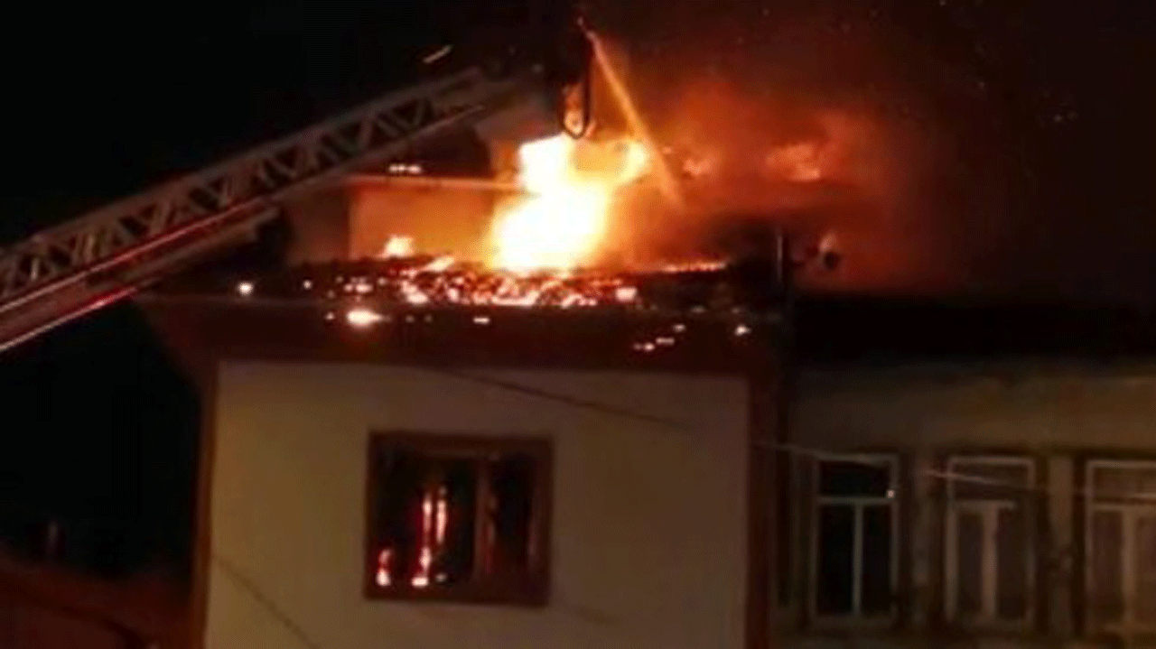 Afyonkarahisar’da boş ev yangını