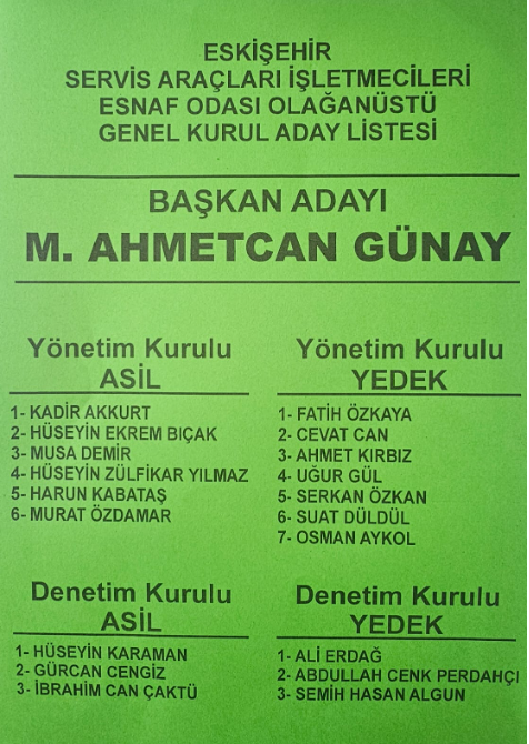 Servis Araclari Ahmet Can Gunay Donemi 1