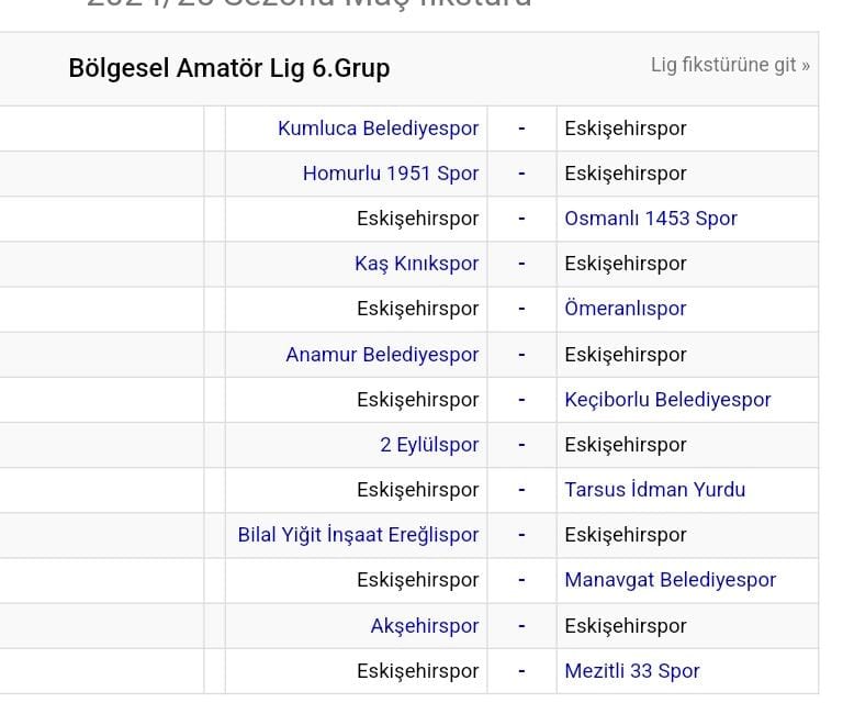 Eskisehirsporun Fiksturu Belli Oldu 1