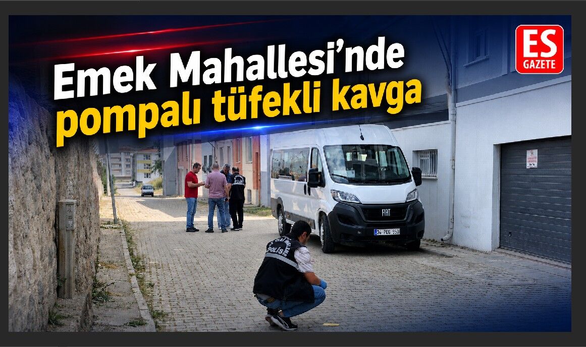 Eskişehir'de bir çocuk, bir kişiyi pompalı tüfekle vurdu