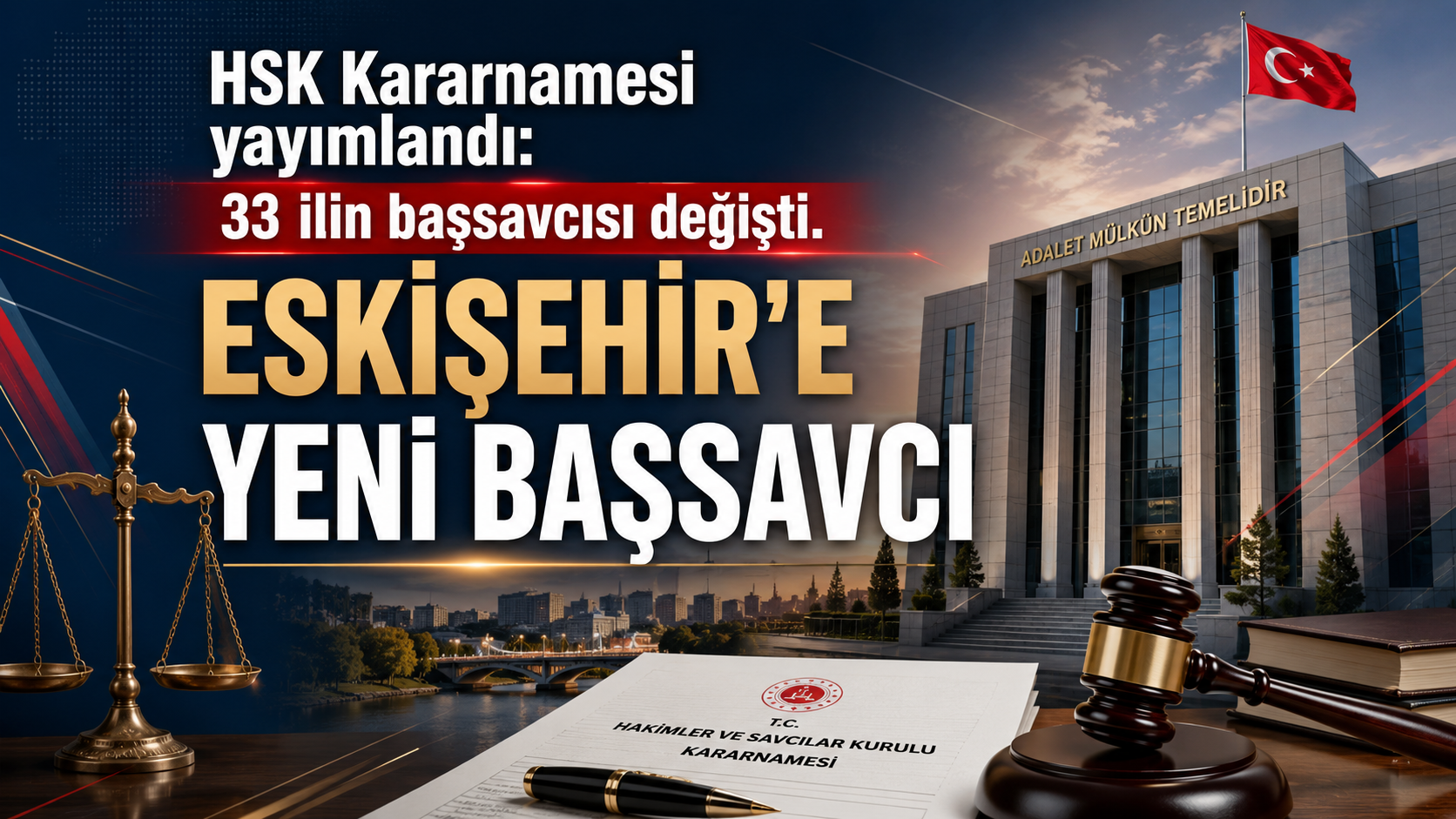 Eskişehir’e yeni başsavcı atandı