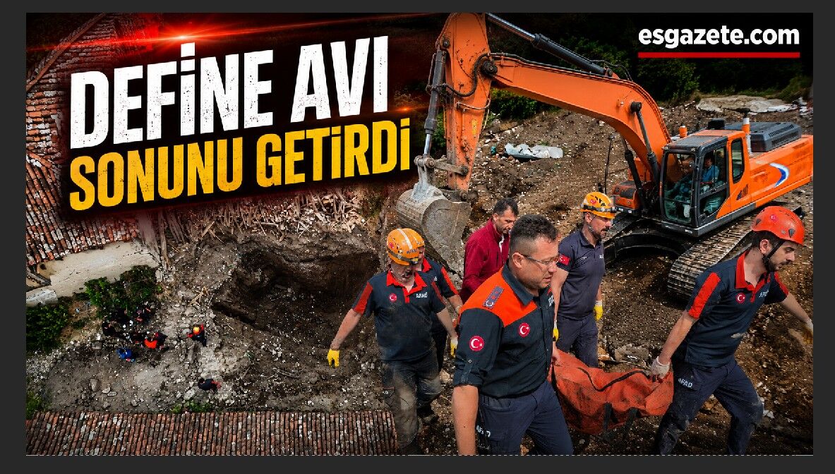 Define ararken toprak altında kalan adam hayatını kaybetti