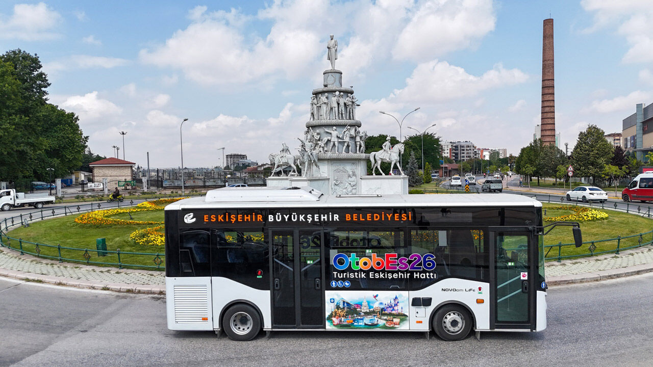 OTOBES26 Turistik Eskişehir hattı hizmete başladı